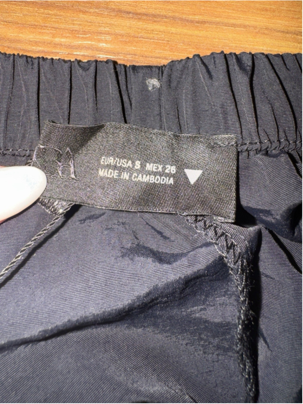 NWT Zara Nylon Balloon Pants Black Parachute Oversized Cocoon Leg Small - Picture 4 of 11